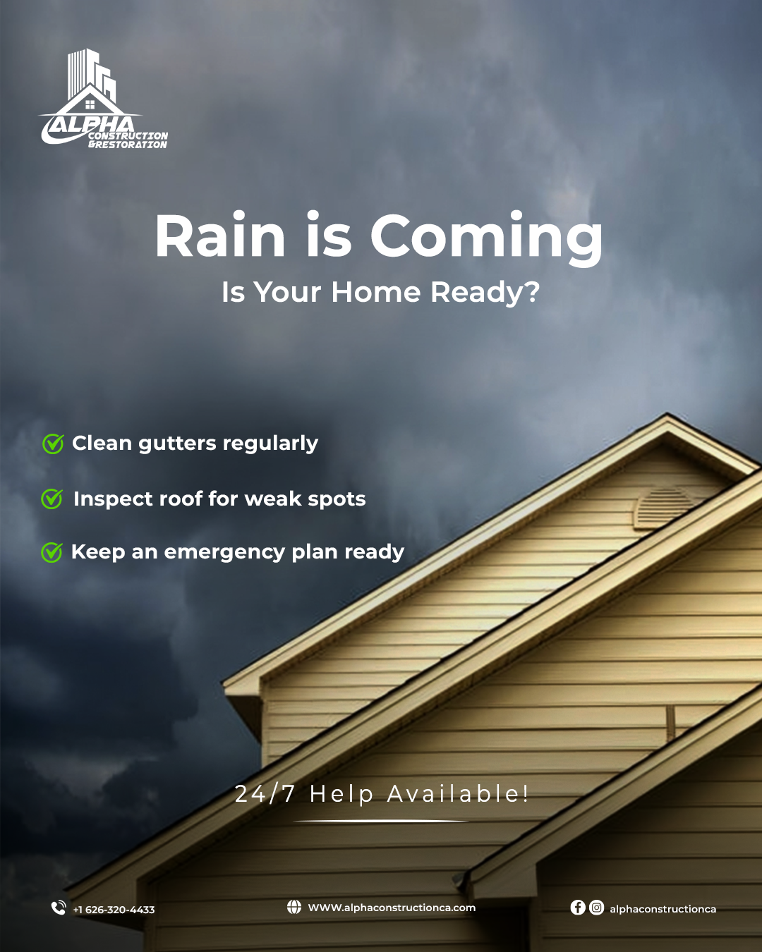 Rain is Coming